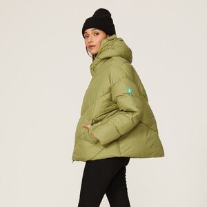 SAVE THE DUCK Olive Puffer Jacket